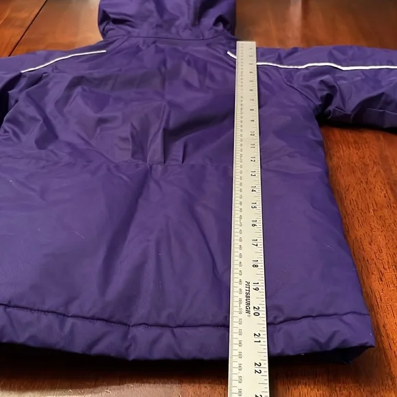 Columbia Girls Winter Coat Jacket size Small 7/8 with outgrown sleeves - Picture 4 of 11